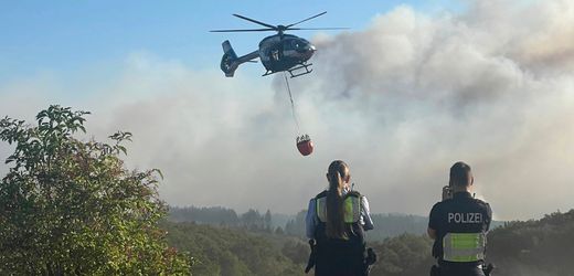 Waldbrand im Hürtgenwald: 1800 Menschen evakuiert