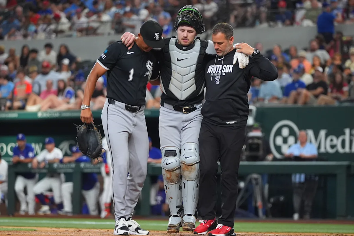 White Sox Catcher Kyle Teel Out 6-12 Weeks With Ankle Sprain