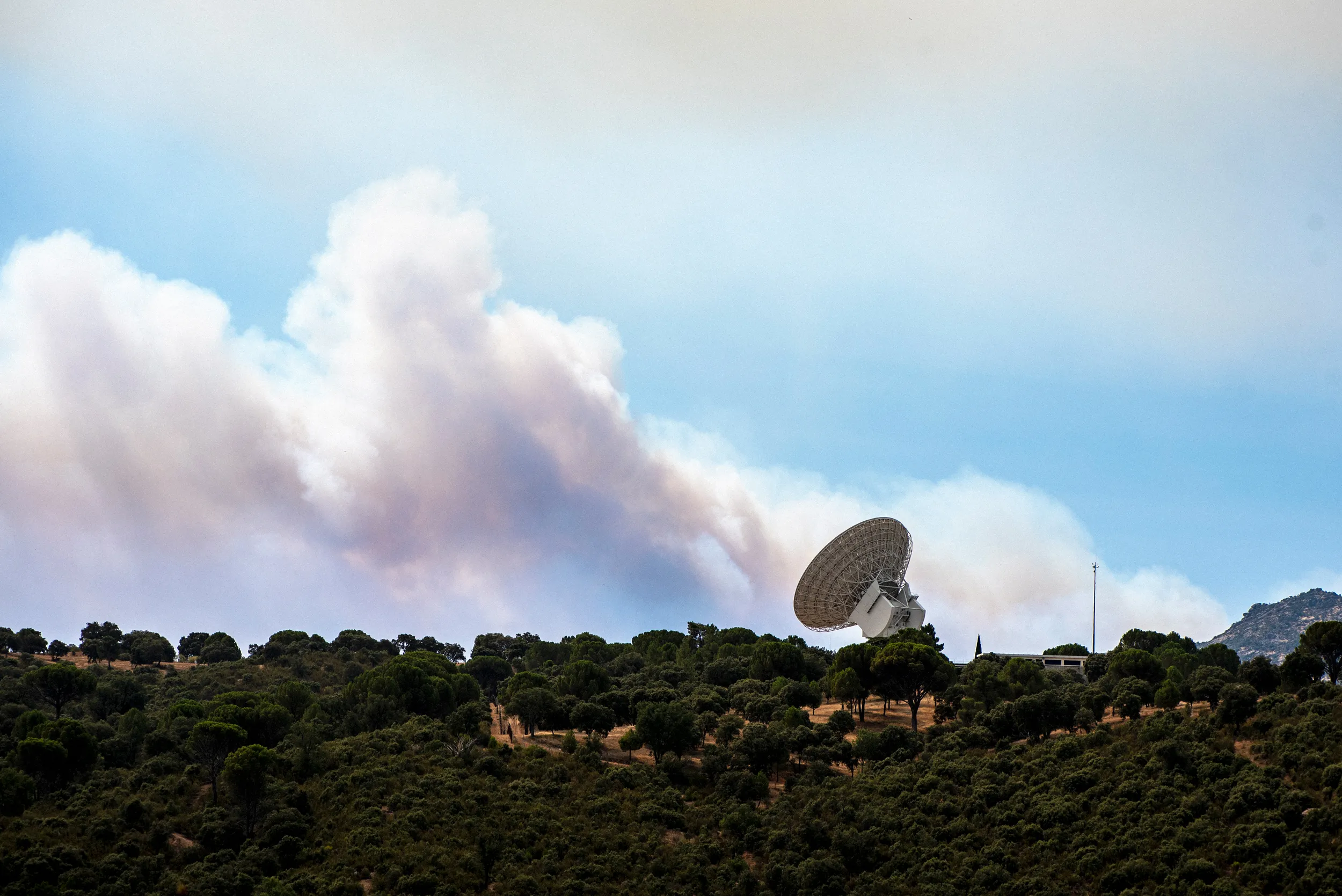 Wildfires Force Evacuation of NASA Deep Space Communications Complex in Spain