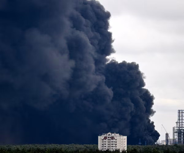 Yaroslavl Oil Refinery Ablaze Following Ukrainian Drone Attack
