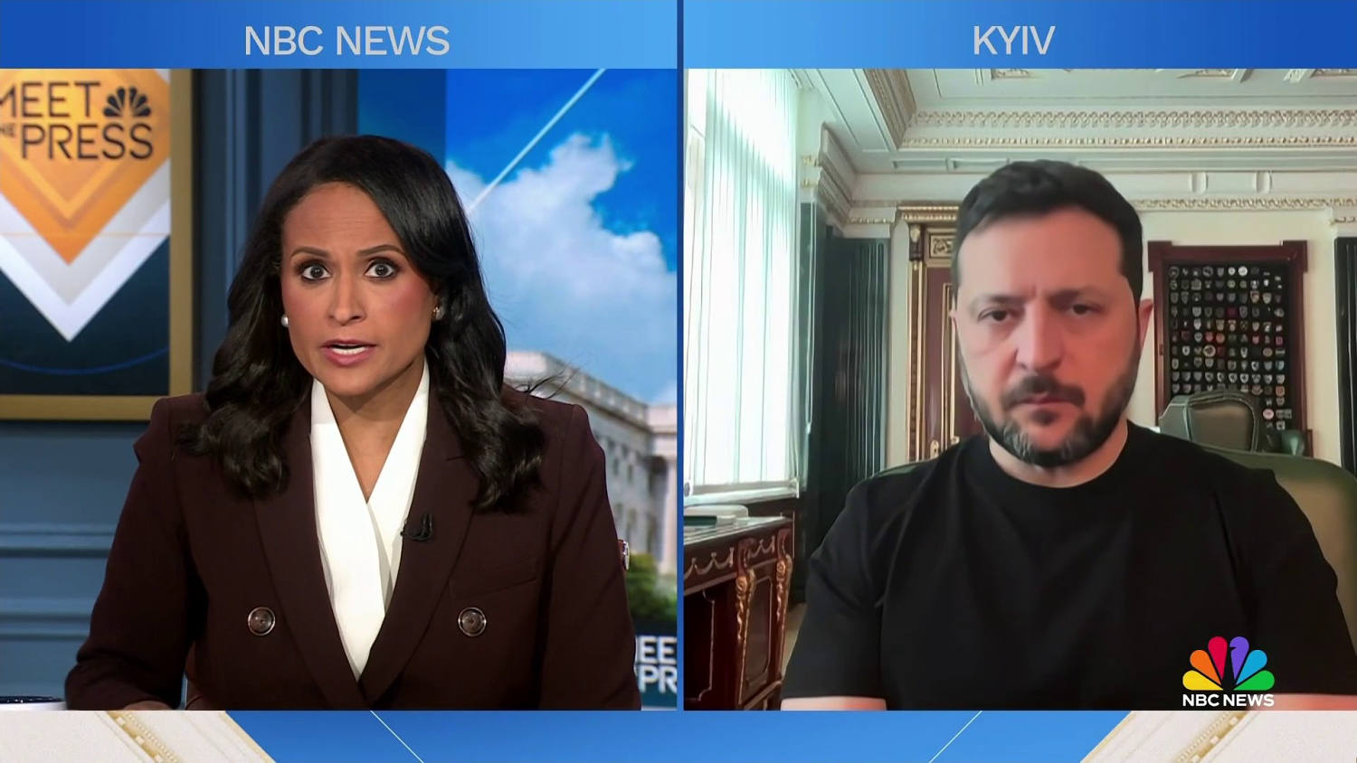 Zelenskyy Criticizes Waived Russia Sanctions as Trump Defends Record