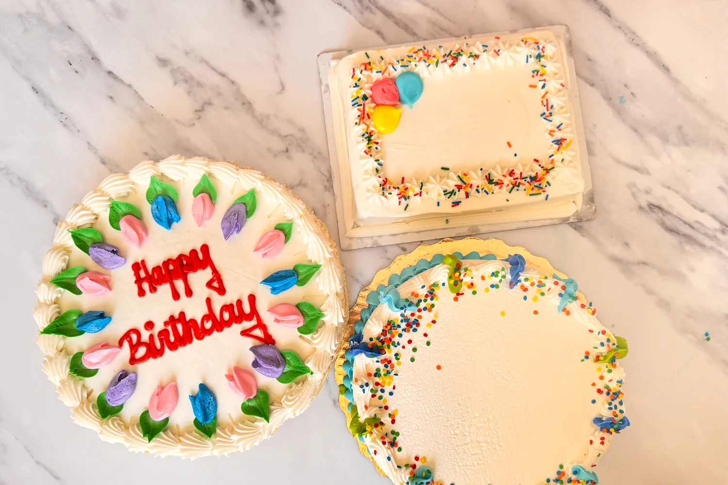 Professional Baker Conducts Taste Test of Grocery Store Cakes
